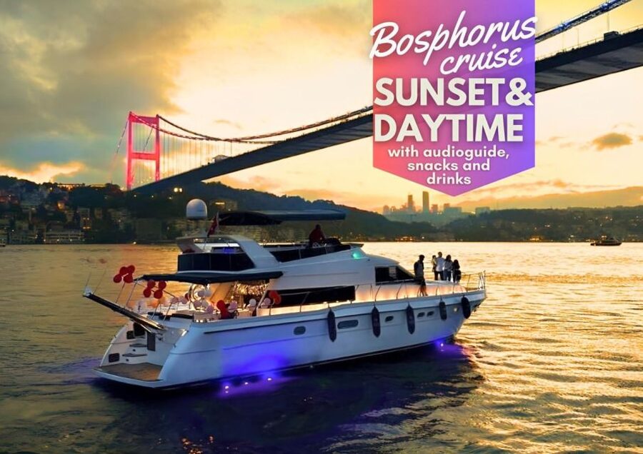 Istanbul: Sunset or Day Small-Group Yacht Cruise with Snacks - From Karaköy and Galataport to Dolmabahce Palace