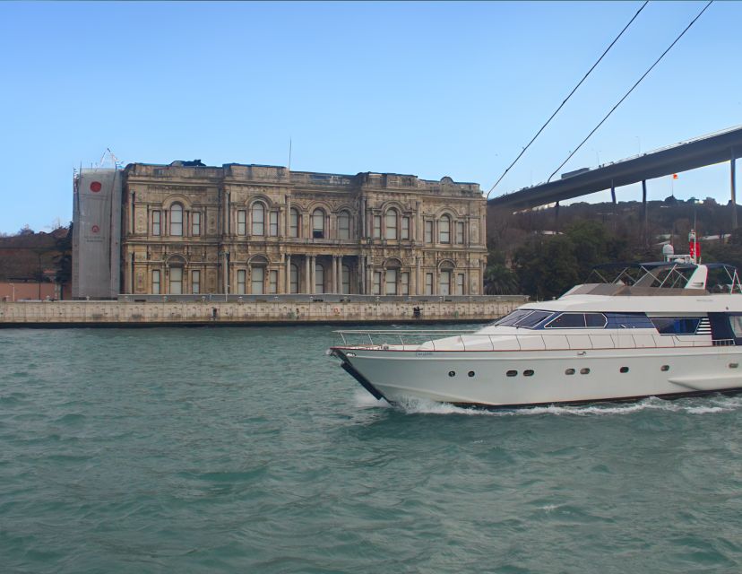 Istanbul: Sunset Yacht Cruise on the Bosphorus with Transfer - Dolmabahçe Palace, Çırağan Palace, and Ortaköy Mosque