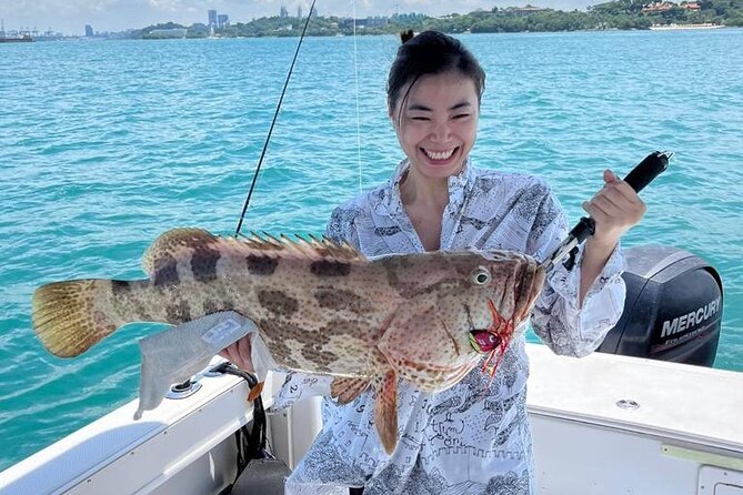 Join-in Yacht Fishing at the Southern Islands of Singapore - Working the Southern Islands fishing grounds