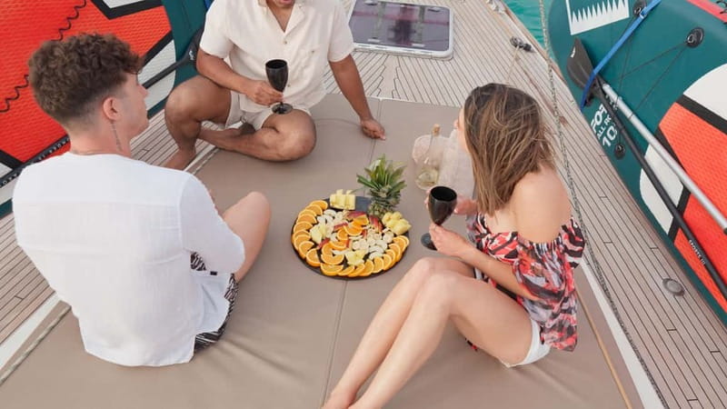 Kissamos: Balos & Gramvousa Luxury Catamaran Cruise - Balos Lagoon, beautiful water and real crowds