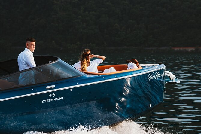 Lake Como: dream private luxury boat experiences - Villa Pliniana and the eastern shore
