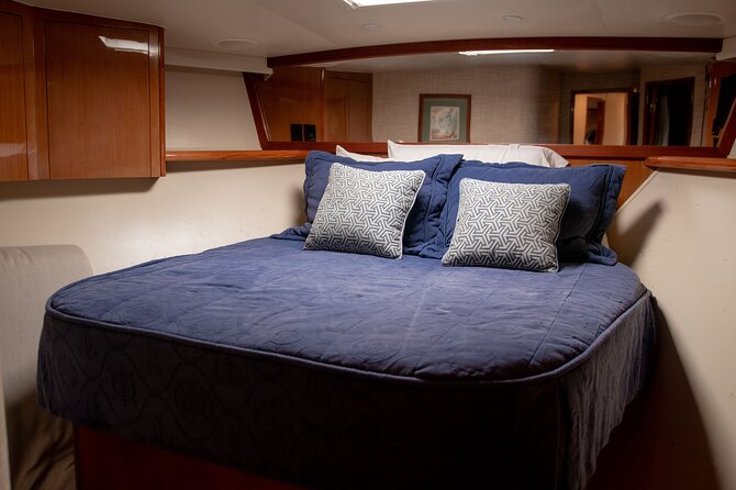 Les Is More 68ft Viking Fishing Yacht Rental - Chef Cris and a seafood menu made for your group