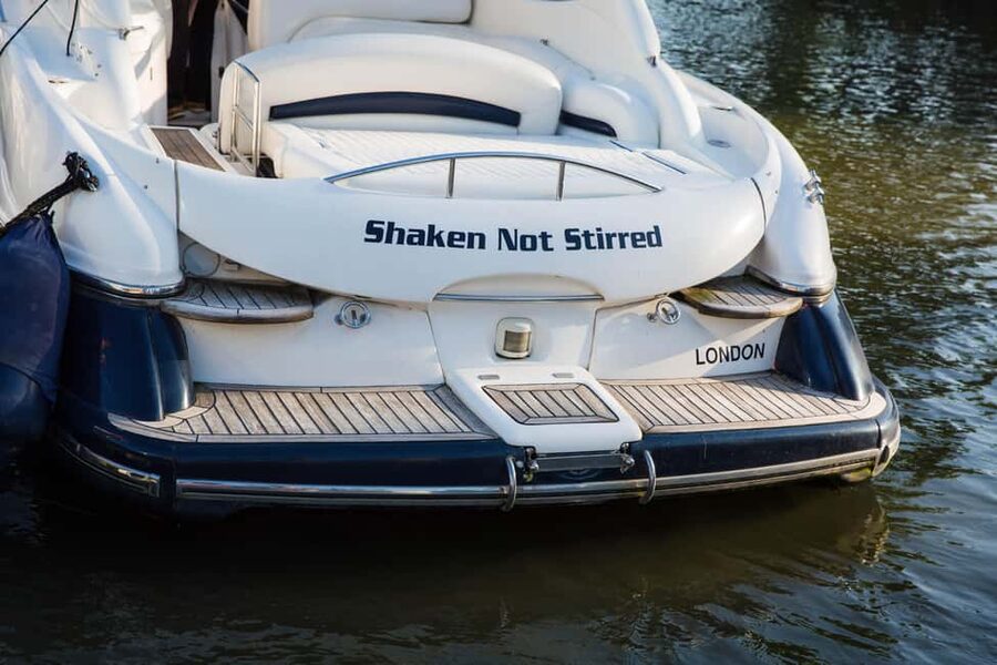 London: 2 hour private luxury yacht hire on the River Thames - Champagne, crew service, and what is not included