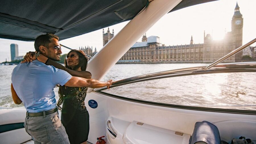London: 2 hour private luxury yacht hire on the River Thames - Imperial Wharf to Battersea Power Station