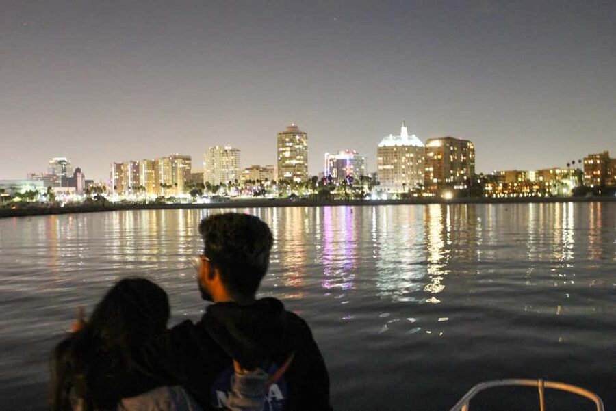 Long Beach: Private Night Yacht Cruise With City Lights - What this Long Beach night cruise feels like