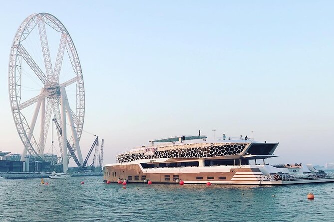 Lotus Mega Yacht 3 Hour Dinner Sail with Optional Transfer - A three-hour view of Dubai from Dubai Marina
