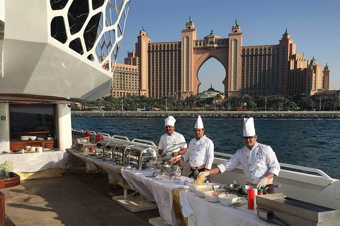 Lotus Mega Yacht 3 Hours Dinner Cruise with Transfers Option - Boarding at Dubai Marina below Pier 7