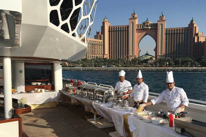Lotus Mega Yacht Luxury Cruise with Live DJ, Dinner & Transfers - Boarding at Dubai Marina and finding Berth L