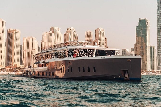 Lotus Mega Yacht Luxury Cruise with Live DJ, Dinner & Transfers - DJ music, dancing, and the social side