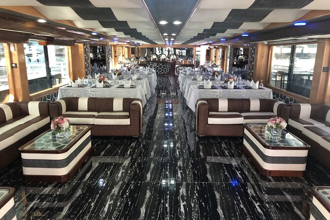 Lotus Mega Yacht Luxury Cruise with Live DJ, Dinner & Transfers - Heat, weather, and practical comfort