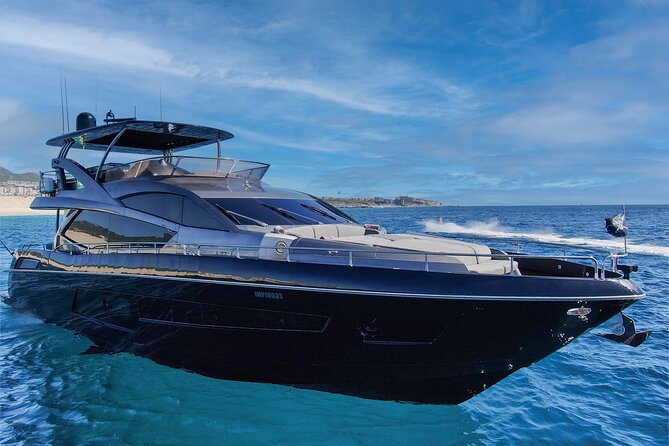 Luxury Black Yacht in Cabo - Cabo San Lucas Beach: 30 minutes for water time