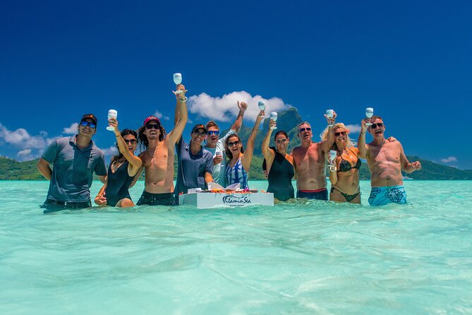 LUXURY Catamaran Bora Bora : Sailing, Snorkeling & Floating Bar - Snorkeling at the coral garden