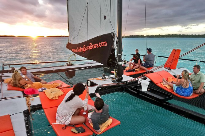 LUXURY Catamaran Bora Bora : The Sunset Escape - The quietest part of the two-hour cruise