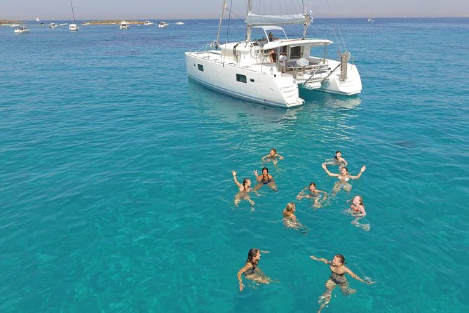 Luxury Catamaran Cruise from Athens with Traditional Greek Meal and BBQ - The first swim stop and a choice of pace