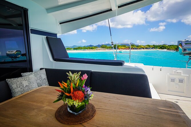 Luxury Catamaran Private Charter in St. Maarten/St. Martin - Watching planes at Maho Beach