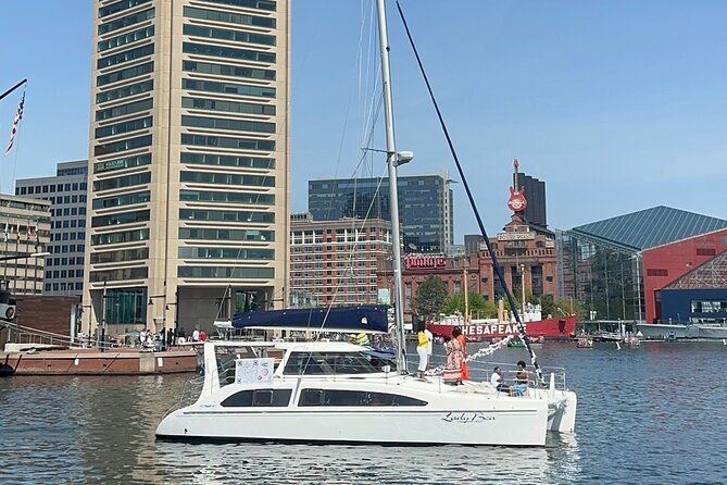 Luxury Catamaran Private Tour Baltimore Harbor - Music, food, and the mood on board