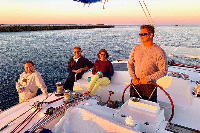 Luxury Catamaran Sailing Charters in Maine - What the catamaran feels like onboard