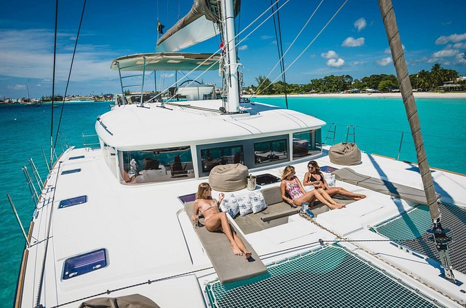 Luxury Catamaran, Snorkel and Dining Experience Barbados - Prosecco, rum punch, and the premium open bar