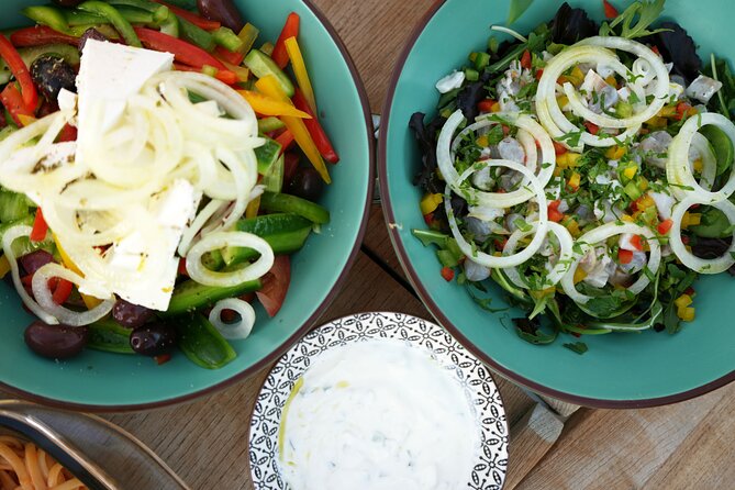 Luxury Catamaran Sunset Semi-Private & Greek Gastronomy in Athens - Greek Food Served on Deck