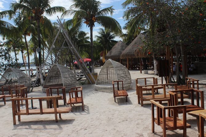 Luxury Catamaran Tour to Isla Mujeres with Transportation - Club Playa Mexico: lunch, drinks, and a break from the boat