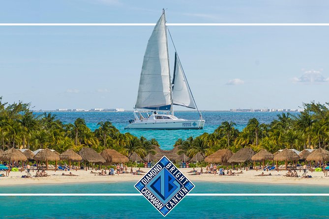 Luxury Catamaran tour to Isla Mujeres with transportation from Playa del Carmen - Snorkeling near a major coral reef system
