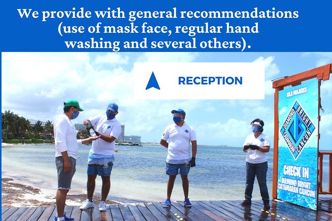 Luxury Catamaran tour to Isla Mujeres with transportation from Playa del Carmen - Playa Norte, one of the day’s strongest stops