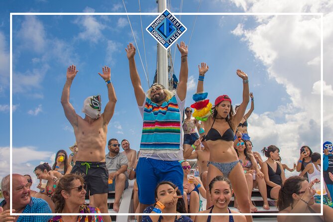Luxury Catamaran tour to isla mujeres with transportation from Tulum - Buffet lunch and private beach club time