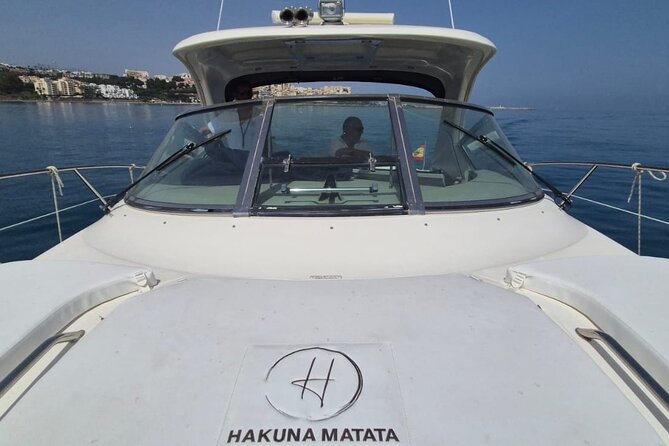 Luxury Motor Yacht in Estepona. Dophin spotting, swimming, etc - What two hours at sea can include