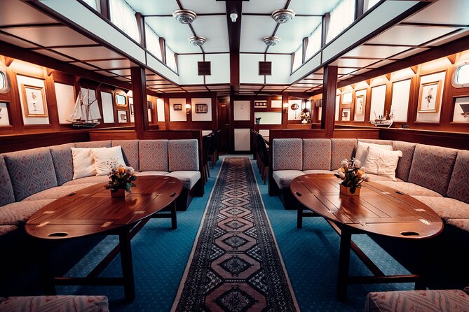 Luxury Northern Lights Yacht Cruise with Hot Tub from Tromsø - Inside the warm cabin: soup, drinks, and a slower pace