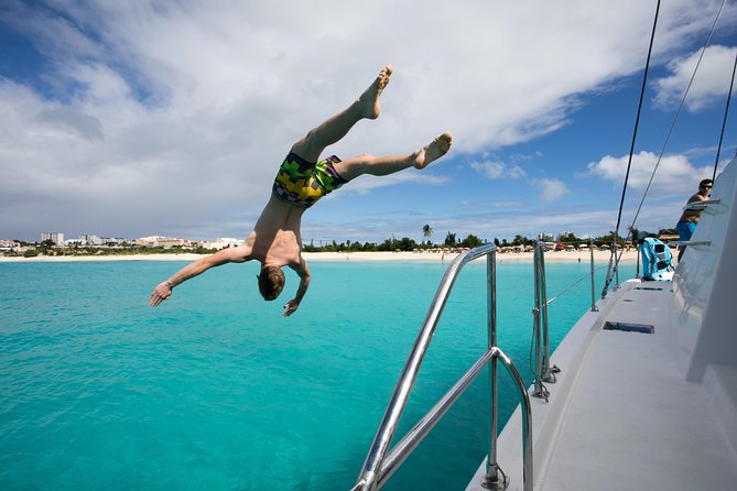 Luxury Private Full-Day Catamaran Charter in St Maarten & Saint-Martin - Mullet Bay, Long Bay, Happy Bay, and Little Bay