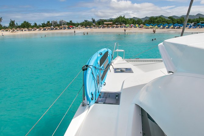 Luxury Private Full-Day Catamaran Charter in St Maarten & Saint-Martin - Meals, snacks, and the open bar