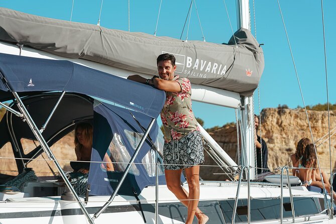Luxury Sail Yacht Cruise in Algarve - Carvoeiro from the water