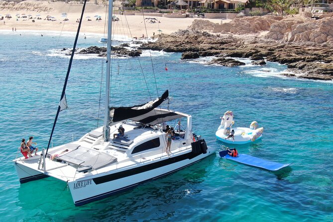 Luxury Sailing catamaran charter in Cabo San Lucas all inclusive - Getting to C Dock and boarding the catamaran
