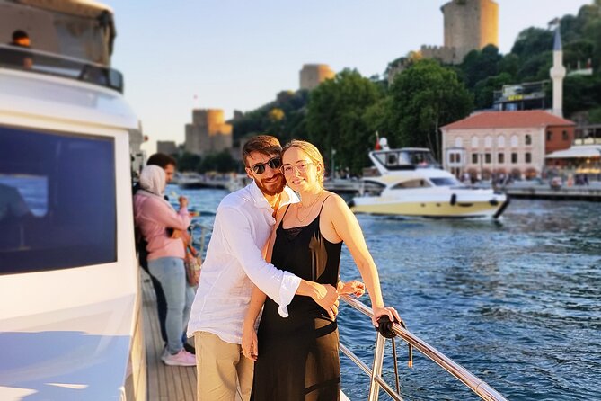 Luxury Sunset Yacht Cruise on the Bosphorus – Refresh & Relax - Dolmabahçe Mosque and the palaces of Beşiktaş