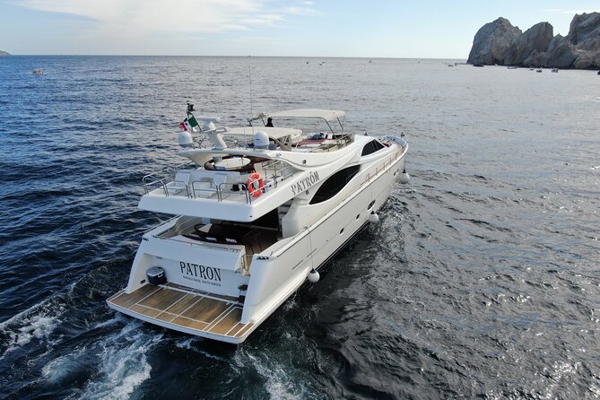 Luxury Yacht Charter in Cabo San Lucas - Ferretti 88ft. - One hour along the Pacific Coast