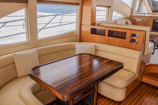 Luxury Yacht Dubai - Book 56 ft Yacht Cruise up to 24 people - Palm Lagoon and royal palaces add a quieter side