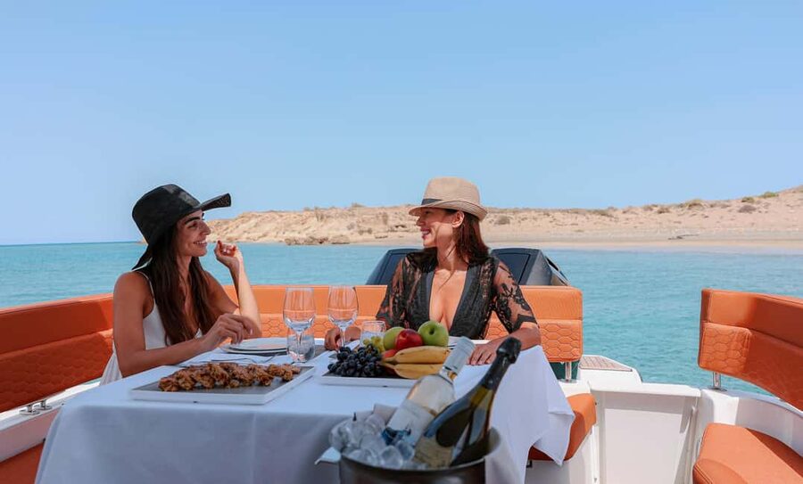 Luxury Yacht Escape from Ierapetra:Transfer & Meals Included - Leaving Ierapetra for the Libyan Sea