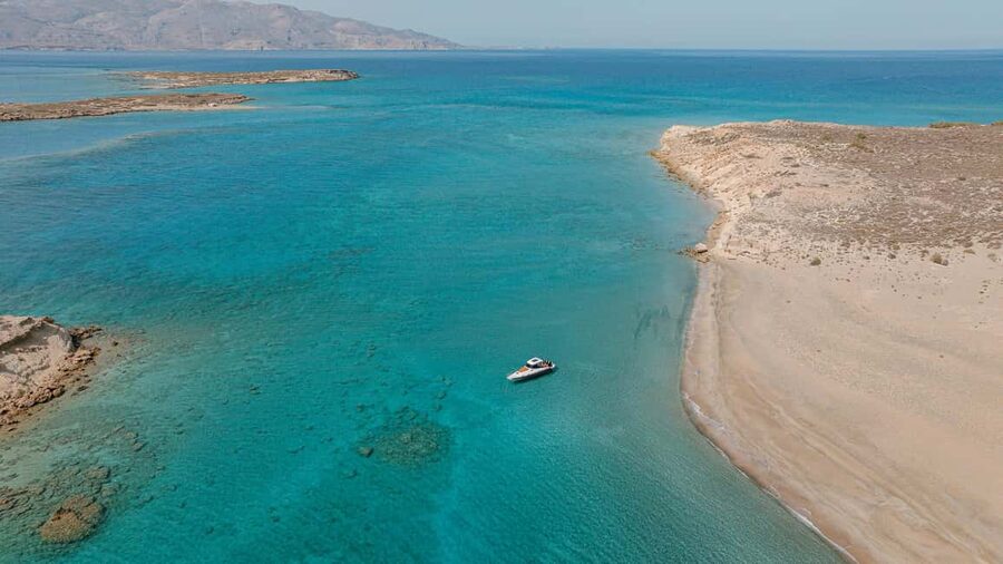 Luxury Yacht Escape from Ierapetra:Transfer & Meals Included - Lunch with a view from the stern