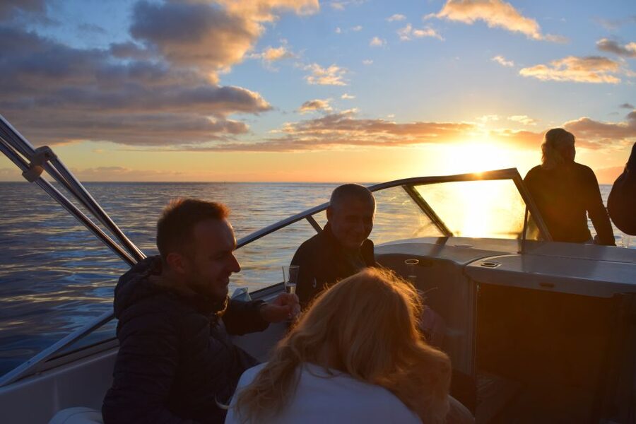 Madeira: Private Sunset Yacht Cruise with Snorkeling & Wine - Leaving Calheta for Madeira’s southwest coast