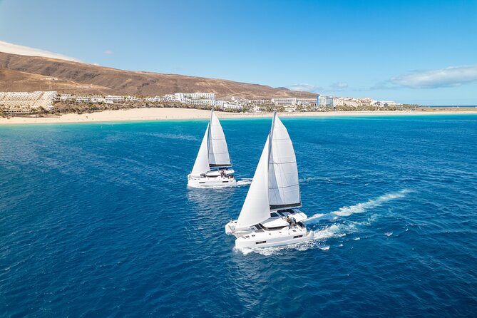 Magic Dreams Luxury Catamaran in Fuerteventura - Setting Sail from Marina Jandía at 10:00