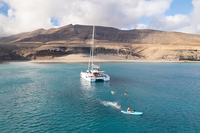 Magic Dreams Luxury Catamaran in Fuerteventura - Swimming, Snorkeling, and Paddle Surfing