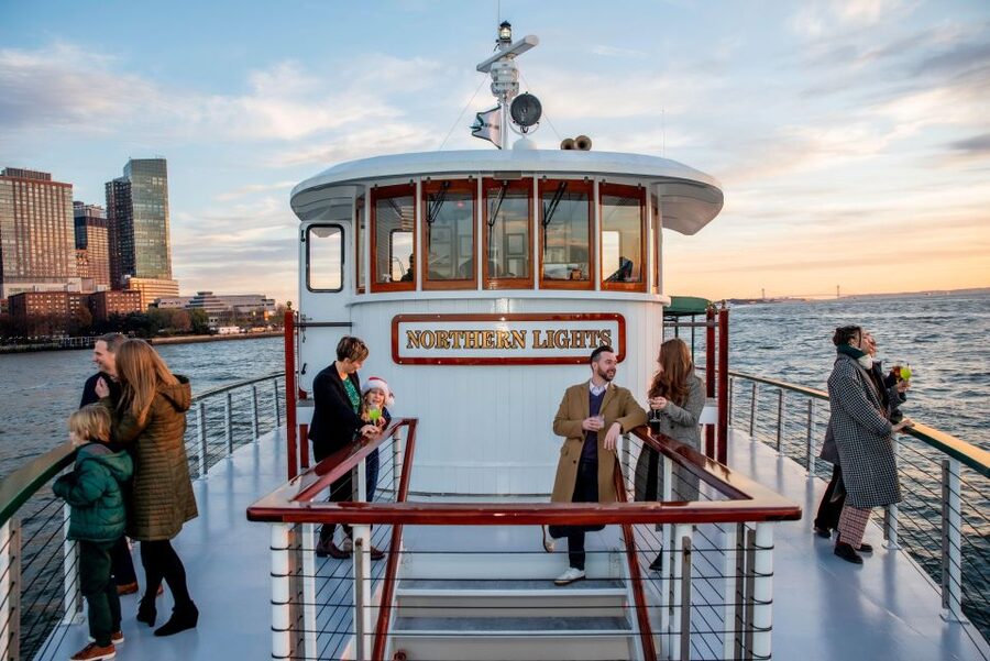 Manhattan: Statue and Skyline Cruise Aboard a Luxury Yacht - The Statue of Liberty and Ellis Island up close