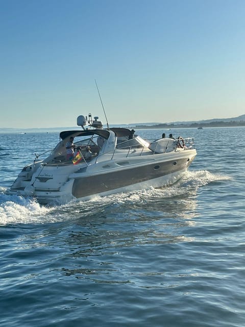 Marbella: Private Cruise in Luxury Yacht - Marbella from the deck of a Cranchi Mediterranee 50