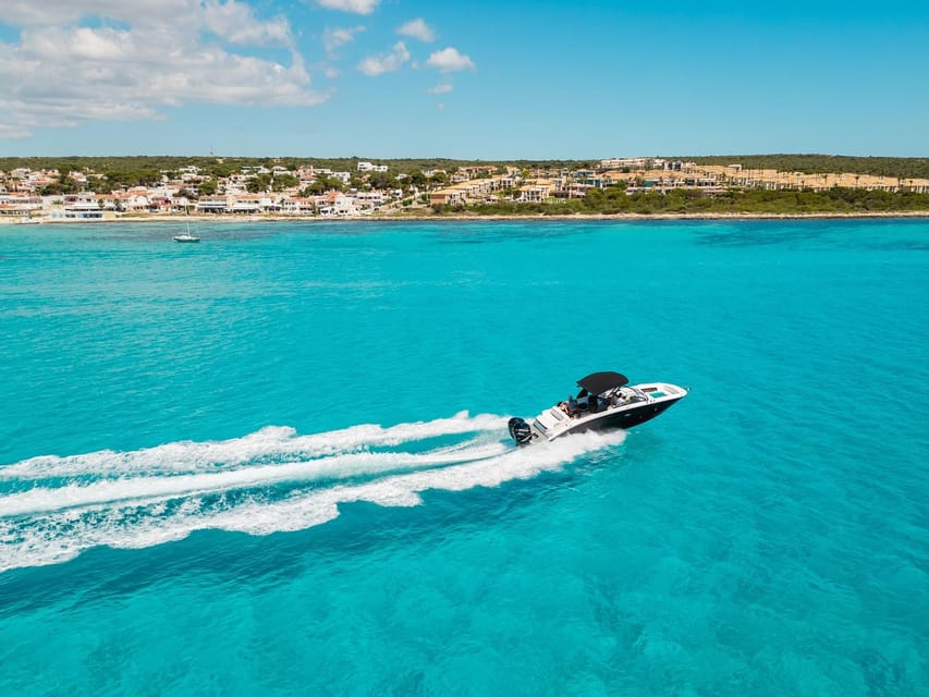 Menorca - Private Boat Charter all-inclusive - Half day - A route chosen around wind and water conditions