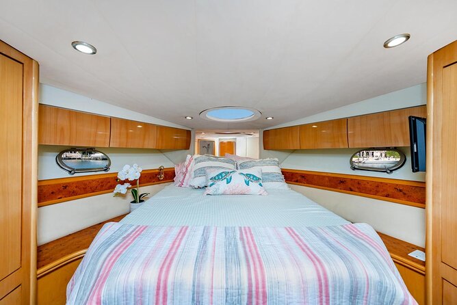 Miami 2 Hours Private Yacht Tour for 13 ppl on a 50 ft Yacht - Captains Fernando, Justo, and Alfonso