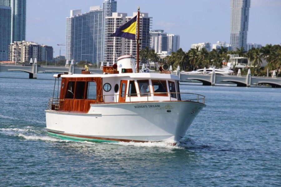 Miami: Miami Skyline Vintage Yacht Cruise, - Why this Miami cruise feels different