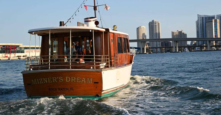 Miami: Miami Skyline Vintage Yacht Cruise, - The Miami River and the city’s early turning point