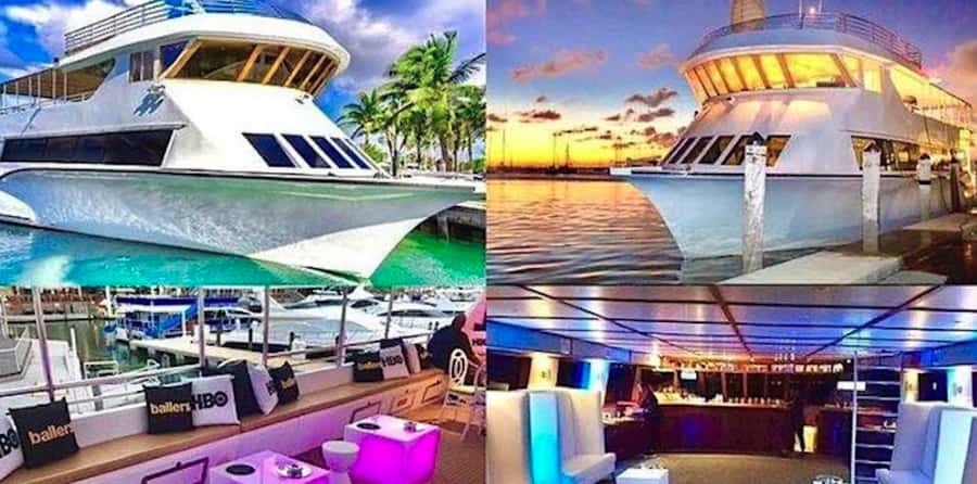 Miami: Party Yacht Cruise with Open Bar and DJ - Who will enjoy this night most