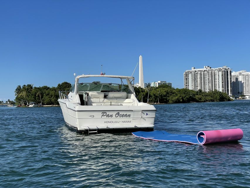 Miami: Private Yacht Rental Tour with Dolphins and Snorkel - Turning the yacht into your own private party