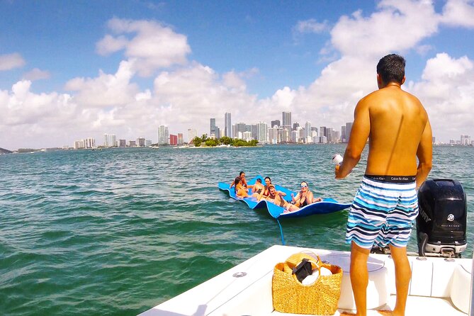 Miami Private Yacht Rental with Captain - Leaving Coconut Grove with Miami behind you